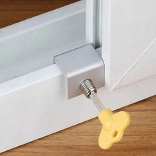 Load image into Gallery viewer, Adjustable Sliding Window Aluminium Alloy Stop Locks - Baby Safe
